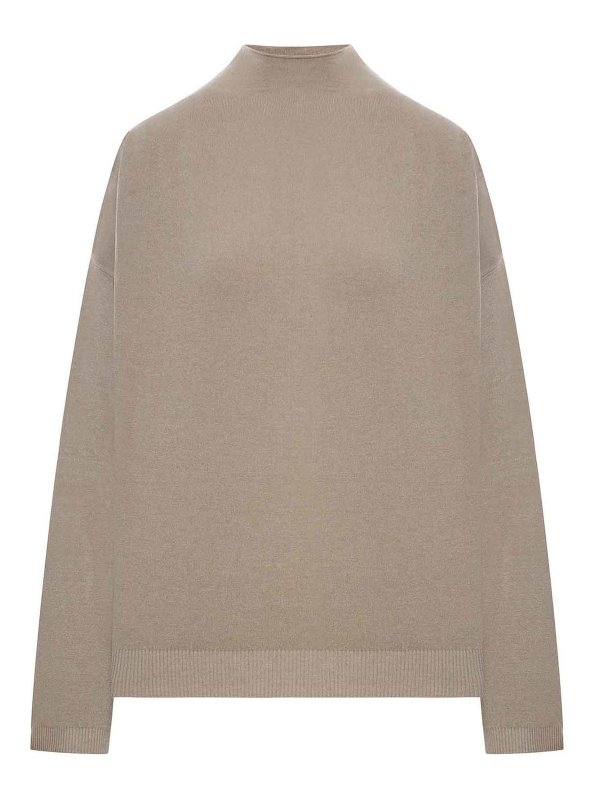 TRANSIT: Turtlenecks & Polo necks - Wool Blend High Neck Sweater