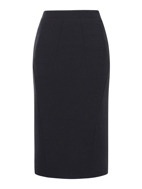 TRANSIT: Knee length skirts & Midi - Wool Midi Skirt
