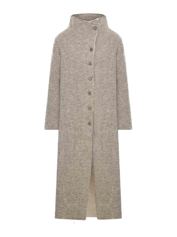 TRANSIT: ロングコート - ロングコート - ブラウン