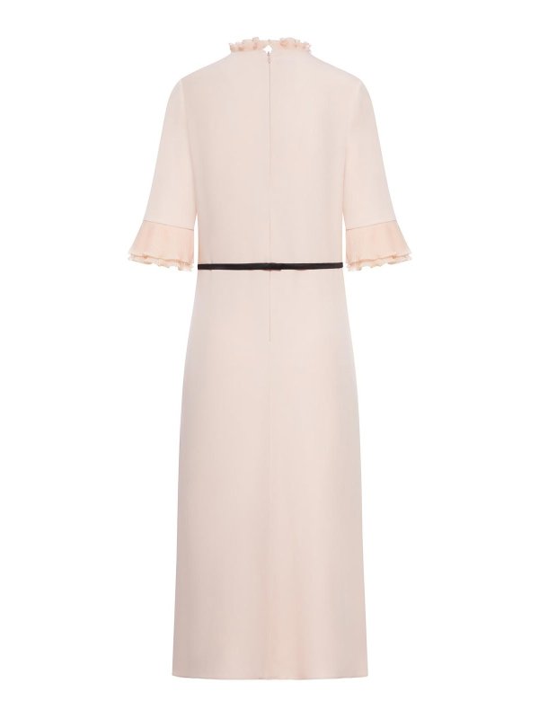 VALENTINO GARAVANI: ニーレングスドレス online - 膝丈ドレス - ヌードカラー