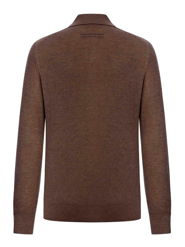 ZEGNA: Poloshirts online - Poloshirt - Braun