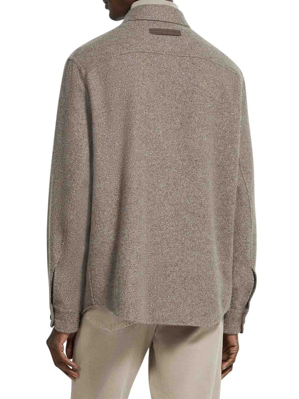 シャツ - ブラウン shop online: ZEGNA