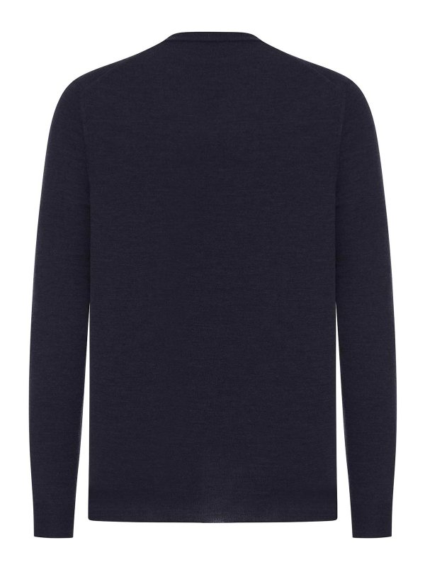 ZANONE: クルーネック online - クルーネック - ブルー