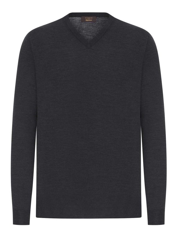 ZANONE: Suéteres con cuello pico - Suéter Cuello Redondo - Verde