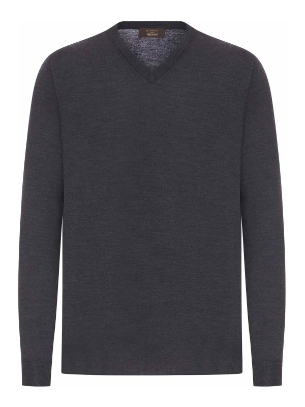 ZANONE: クルーネック - クルーネック - グレー