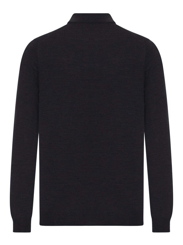 ZANONE: ポロシャツ online - ポロシャツ - 黒