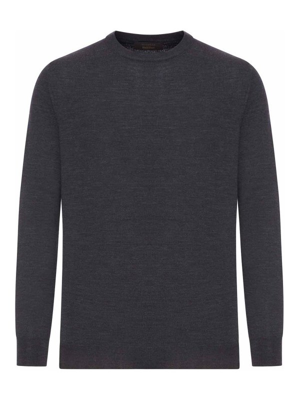 ZANONE: Pull col rond - Pull Col Rond - Gris
