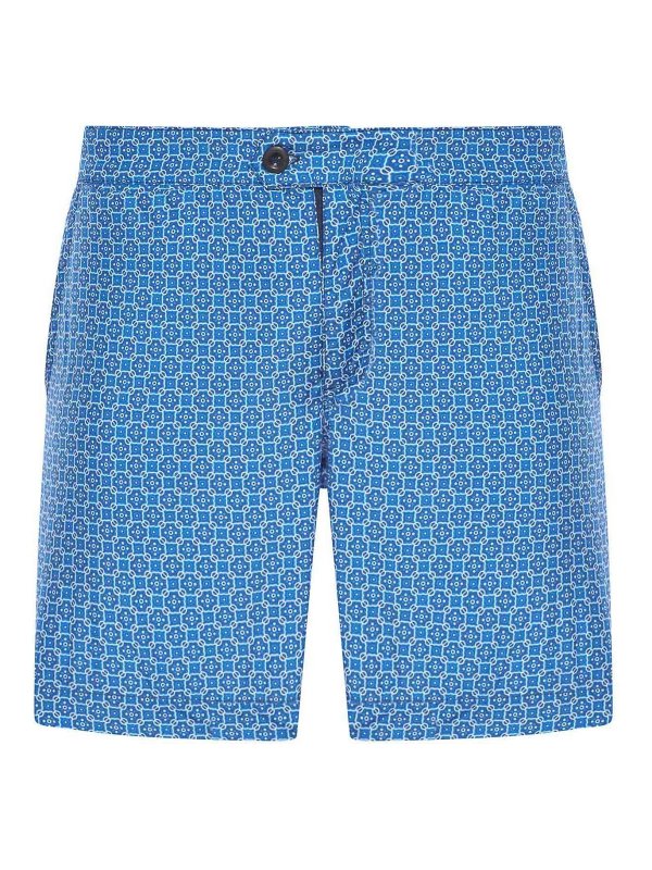 INCOTEX: one-piece - Patterned Swimsuit