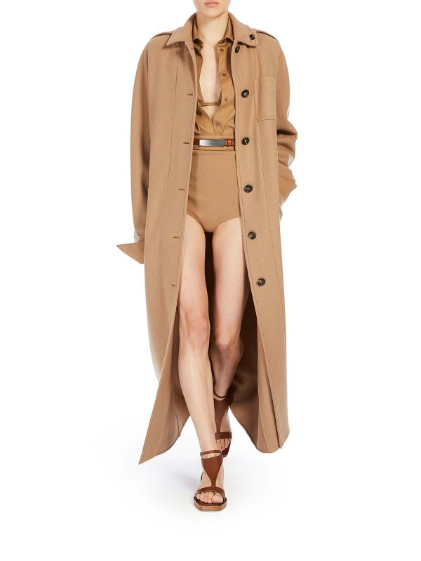 Max Mara: Camisas online - Camisa - Marrón