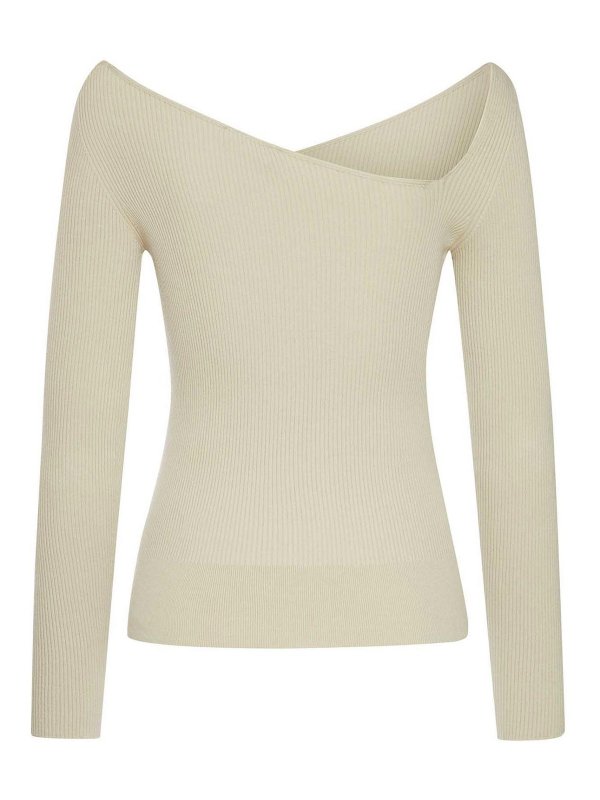 GRAN SASSO: maglia collo rotondo online - Maglia Con Scollo Ampio Asimmetrico