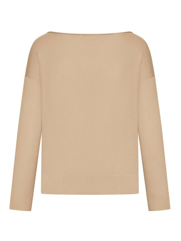 GRAN SASSO: Strickpullover mit Rundhalsausschnitt online - Rundhalspullover - Nude