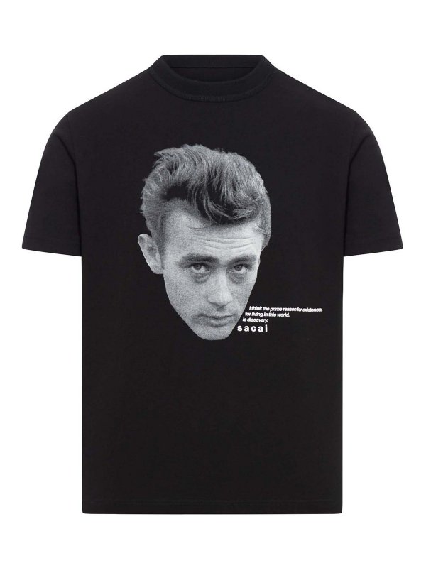 Sacai: t-shirts - James Dean T-Shirt