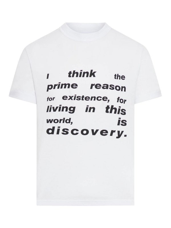 Sacai: T-shirts - T-Shirt - Blanc