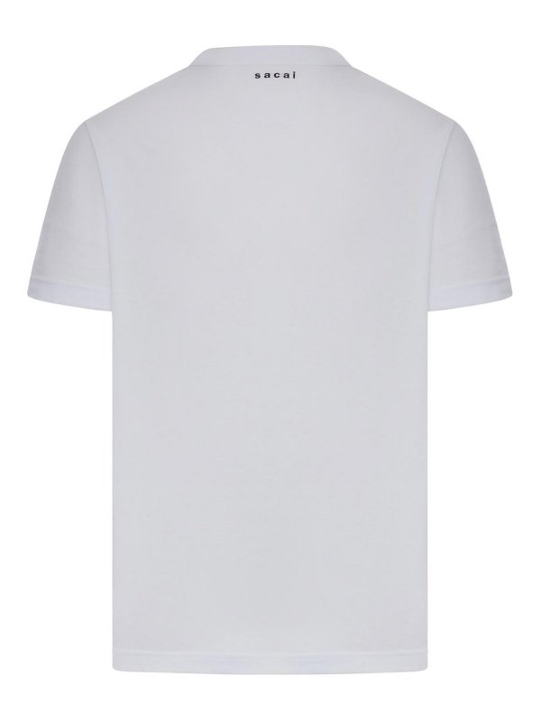 Sacai: Tシャツ online - Tシャツ - 白