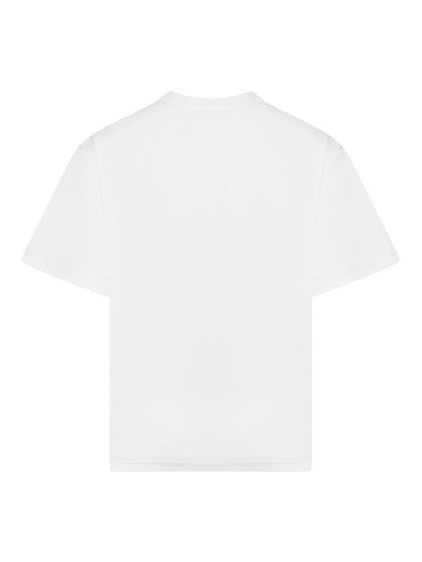 Sacai: t-shirts online - T-Shirt With Embroidered Logo