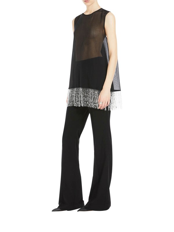 SPORTMAX: カジュアルトラウザー online - カジュアルパンツ - 黒