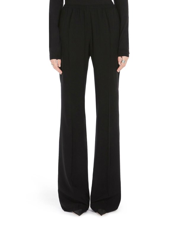 The Best Shops SPORTMAX: カジュアルトラウザー - カジュアルパンツ - 黒