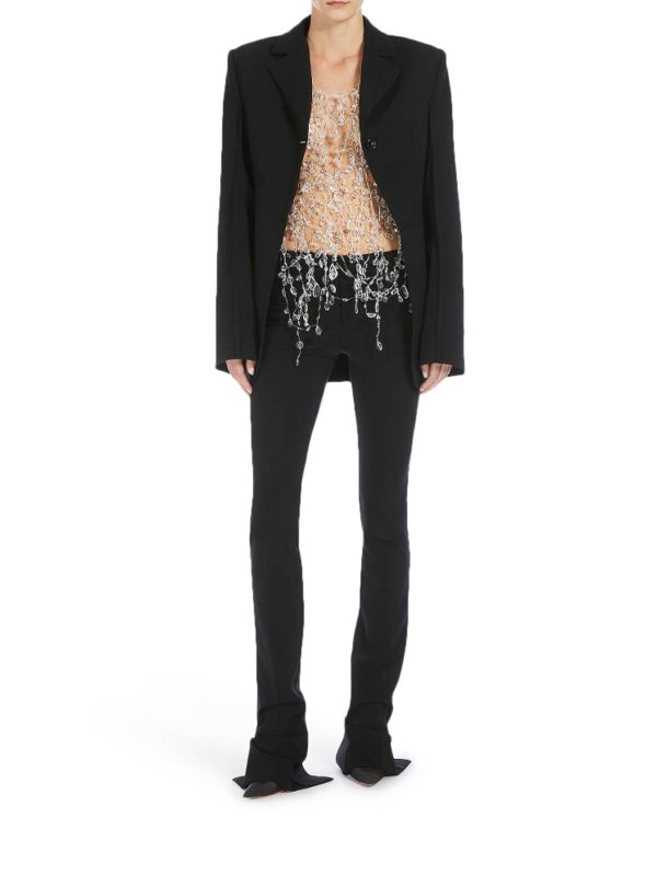 SPORTMAX: Blazer online - Blazer - Negro