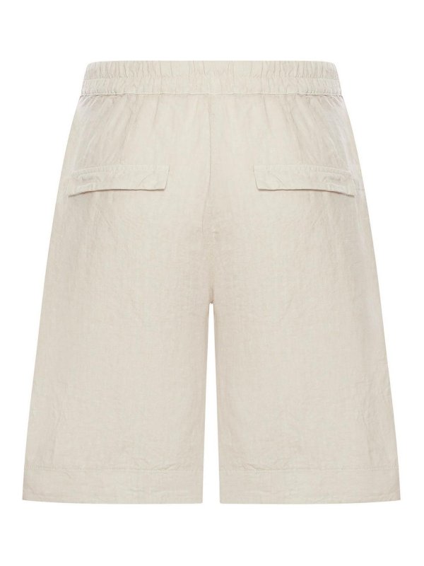 TRANSIT: pantaloni shorts online - Bermuda in lino