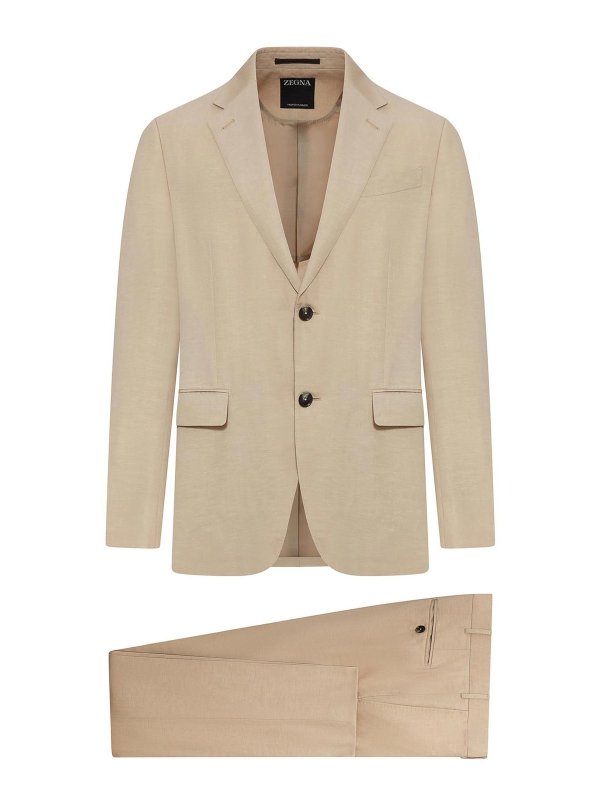 ZEGNA: Casual Anzüge - Casual Anzug - Camel