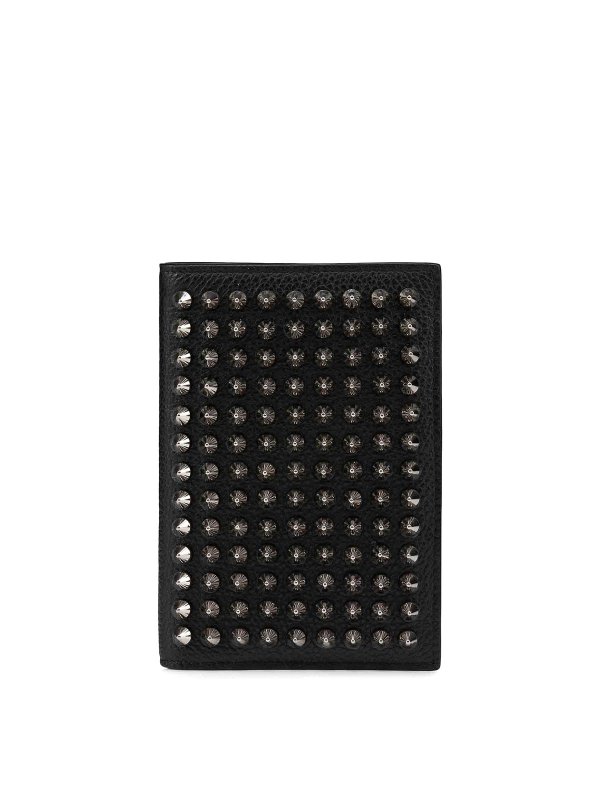 CHRISTIAN LOUBOUTIN: 財布＆ポーチ - 財布 - 黒
