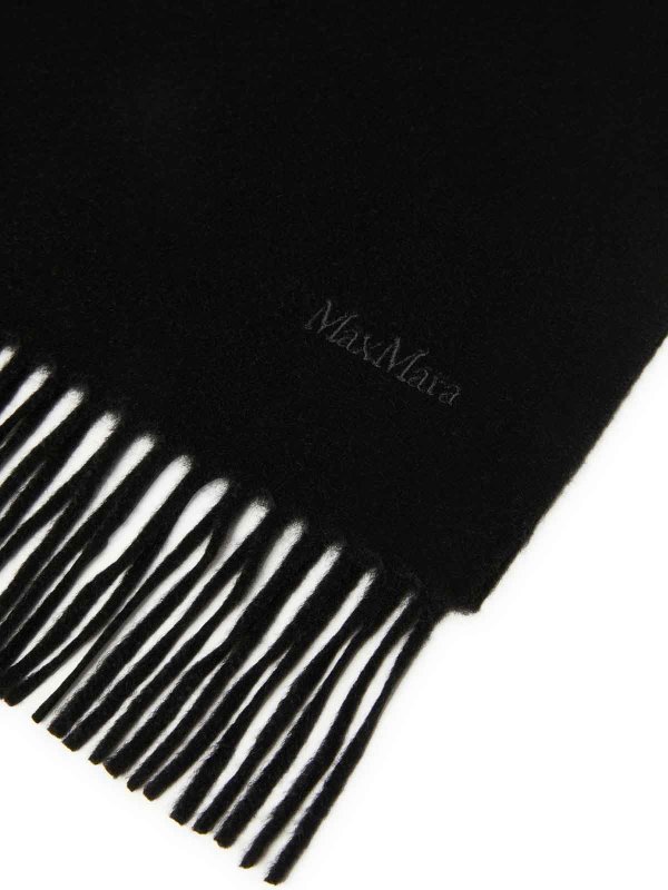 The Best Shops Max Mara: Stoles & Shawls - Cashmere Stole With Logo