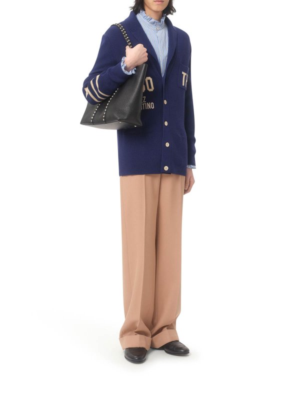 VALENTINO GARAVANI: Handtaschen online - Shopper - Schwarz