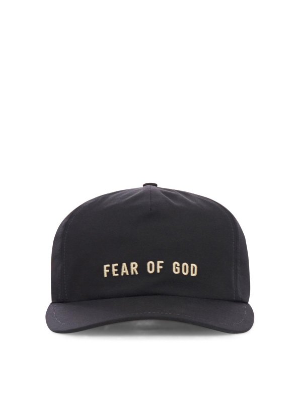 FEAR OF GOD: 帽子＆キャッブ - 帽子 - 黒