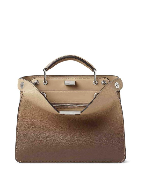 FENDI: totes bags - Peekaboo Iseeu Small Leather Bag