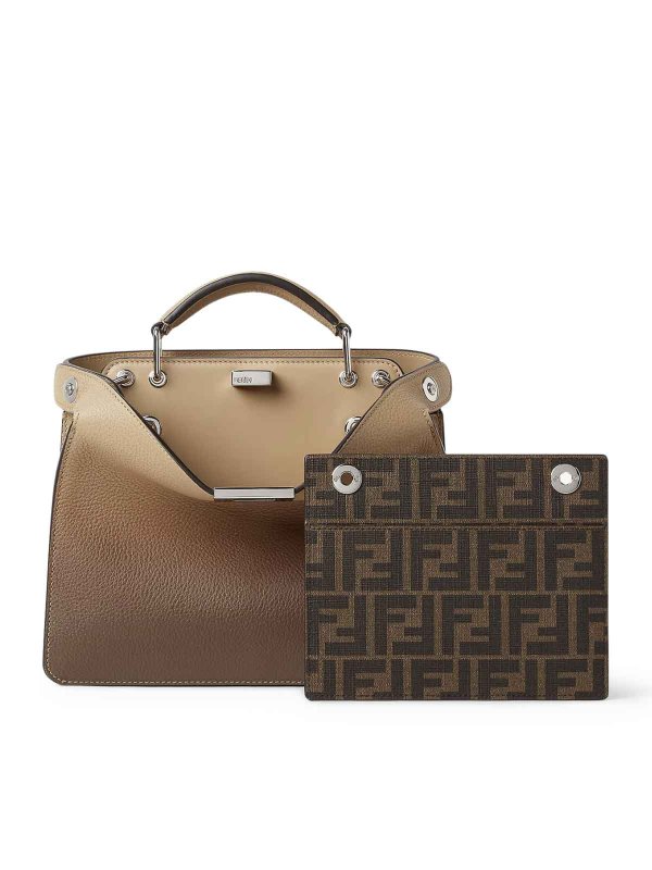 The Best Shops FENDI: Peekaboo Iseeu Small Leather Bag