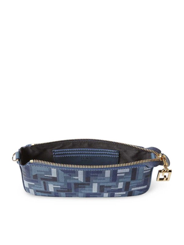 Pouch With Fabric Chain shop online: FENDI