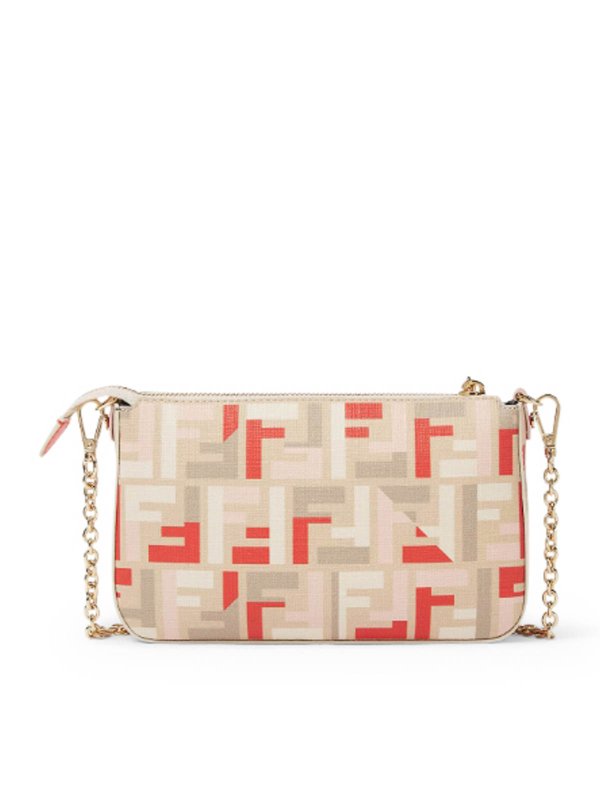 The Best Shops FENDI: cross body bags - Pouch With Fabric Chain