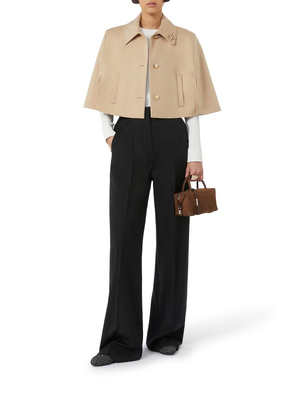 Max Mara: Cofres online - Bolsa De Bowling - Marrón