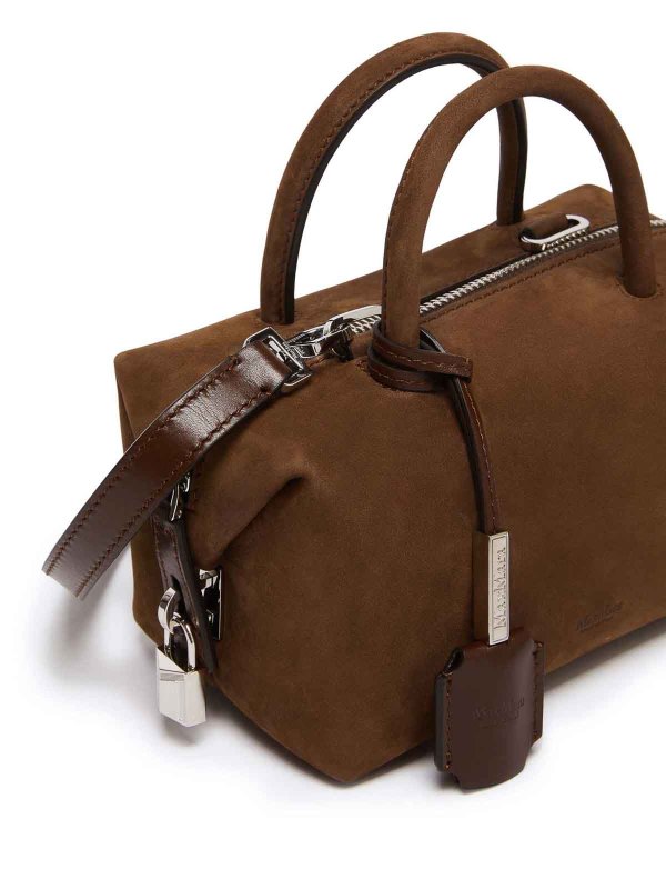 The Best Shops Max Mara: Bolsa De Bowling - Marrón