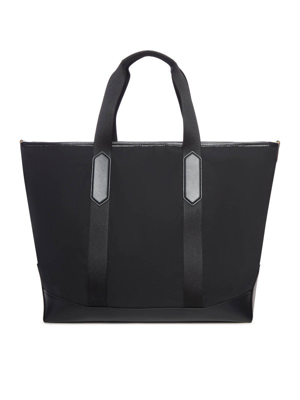 The Best Shops TOM FORD: totes bags - Nylon And Leather Tote Bag