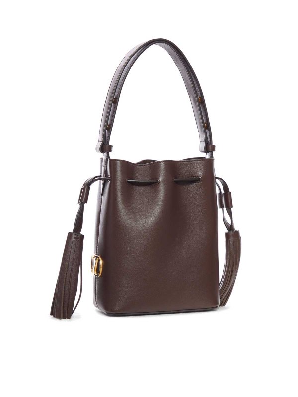VALENTINO GARAVANI: Bucket-bags online - Bucket-Bag - Braun