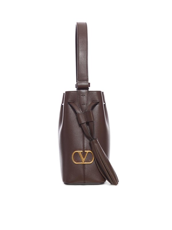 Bucket-Bag - Braun shop online: VALENTINO GARAVANI