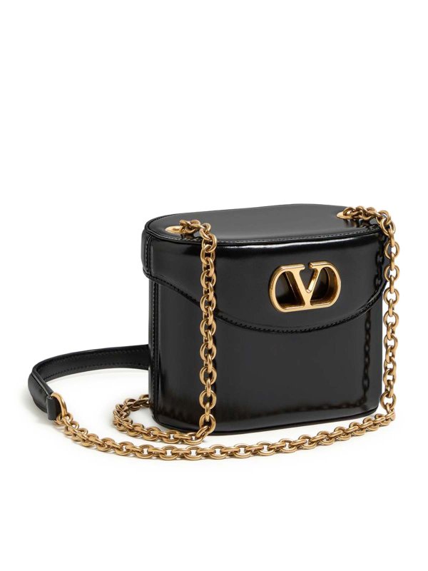 Vanity Bag Vain In Polished Calfskin shop online: VALENTINO GARAVANI