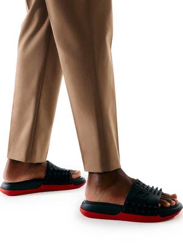 CHRISTIAN LOUBOUTIN: Zehentrenner online - Zehentrenner - Schwarz