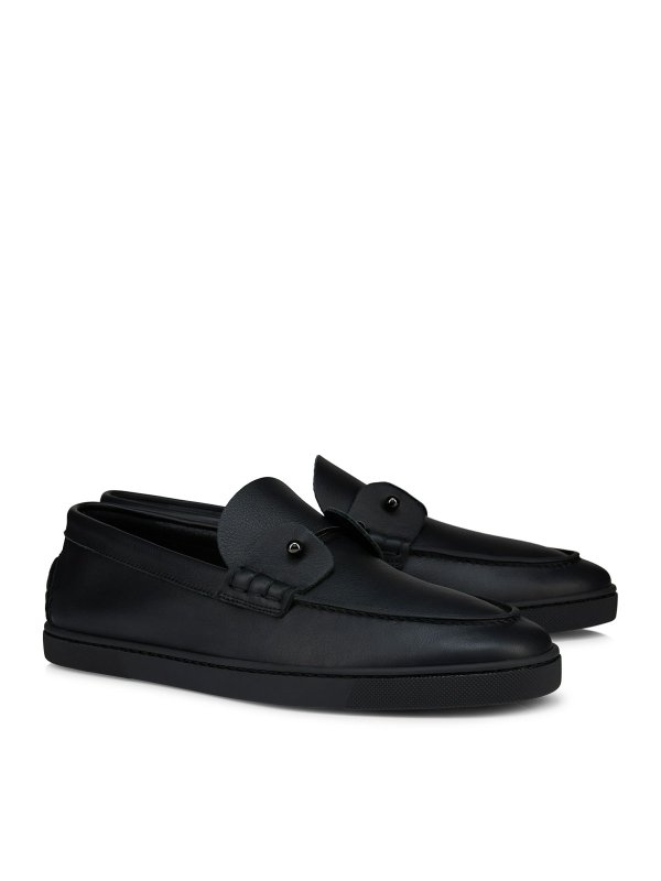 CHRISTIAN LOUBOUTIN: Loafers & Slippers online - Chambeliboat Leather Loafers