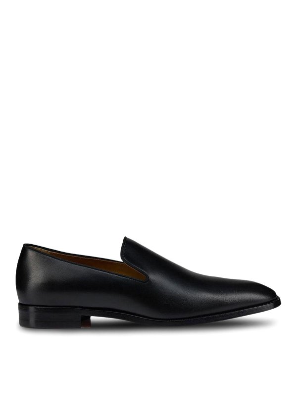 CHRISTIAN LOUBOUTIN: Mocasines y Zapatillas - Mocasines - Negro