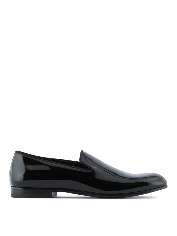GIORGIO ARMANI: Mocasines y Zapatillas - Mocasines - Negro
