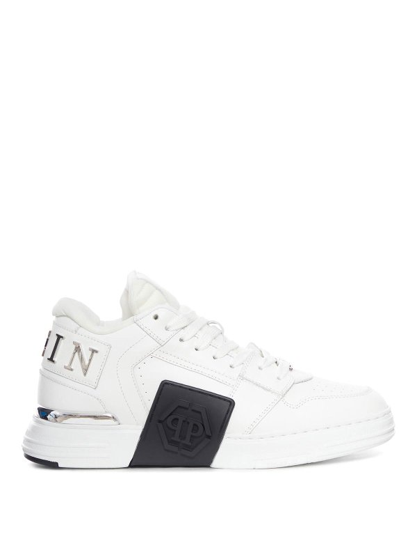 PHILIPP PLEIN: Chaussures de sport - Baskets - Blanc