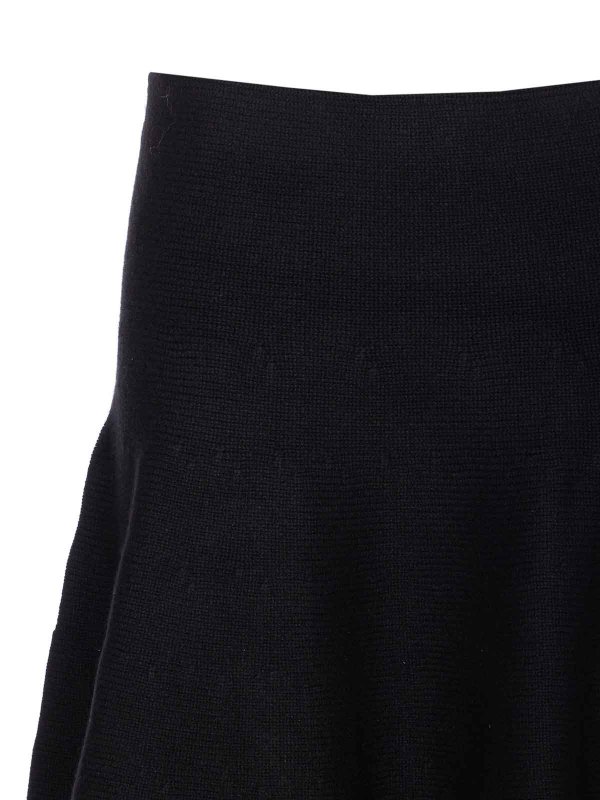Black A-Line Skirt shop online: Alaïa
