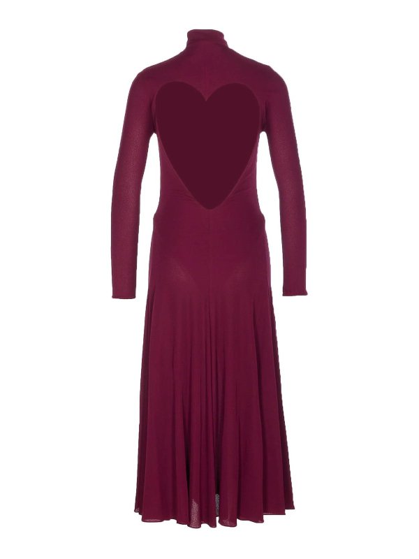 Alaïa: Turtlenecks & Polo necks online - Prune Heart Dress