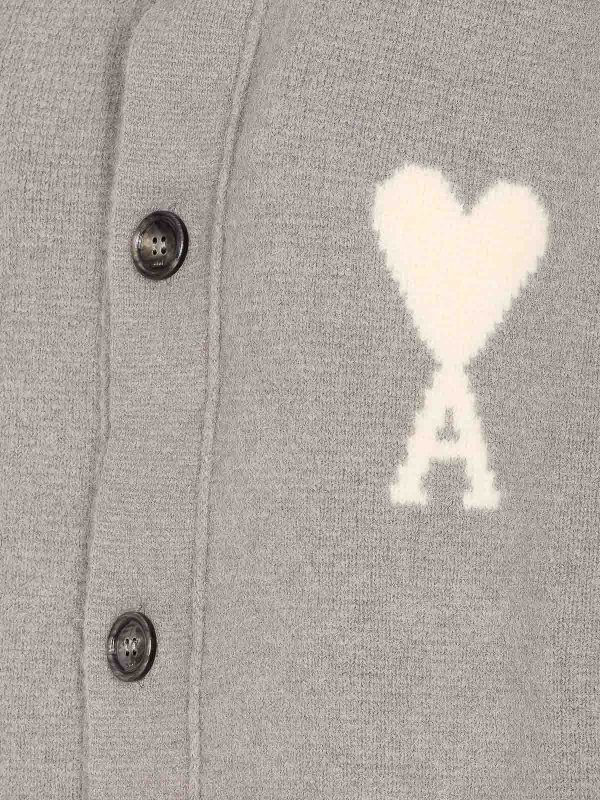 The Best Shops AMI PARIS: Cárdigans - Cárdigan - Gris