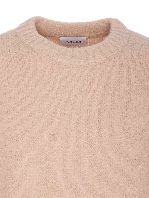 Rundhalspullover - Beige shop online: AMISH