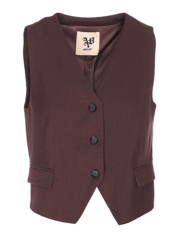 ANIYE BY: ベスト - ベスト - ブラウン