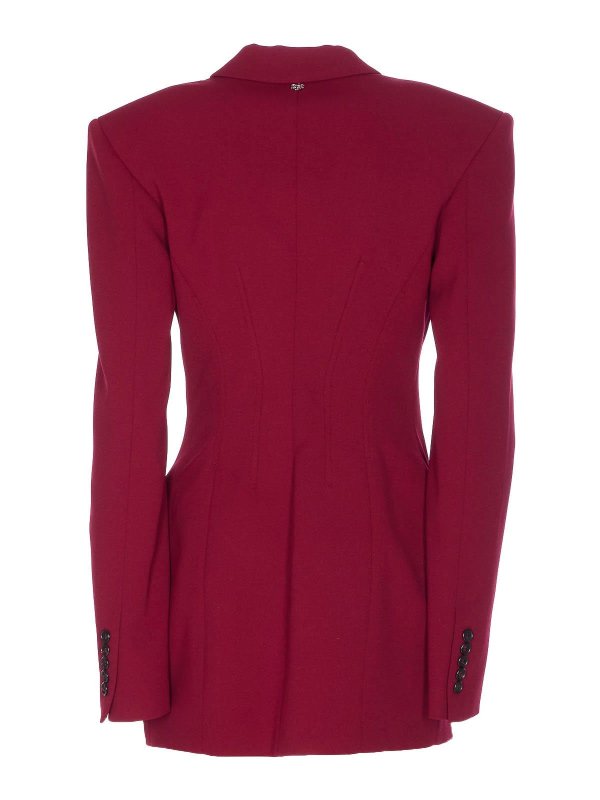 ANIYE BY: abiti corti online - Abito giacca Borgogna Terra di Siena