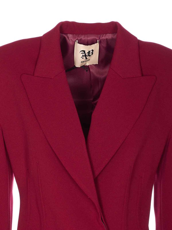 Abito giacca Borgogna Terra di Siena shop online: ANIYE BY